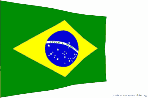 Papel de Parede para Celular - Gif Animado Coração Brasil 480x320