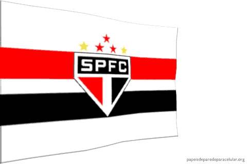 Papel de Parede para Celular - Gif Animado Bandeira do São Paulo FC