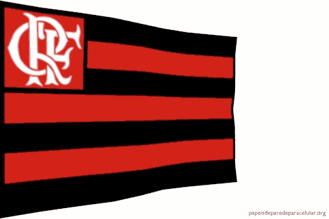 Gif Animado Bandeira do Flamengo 480x320