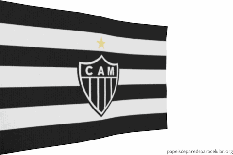 Gif Animado Bandeira do Atlético Mineiro 480x320