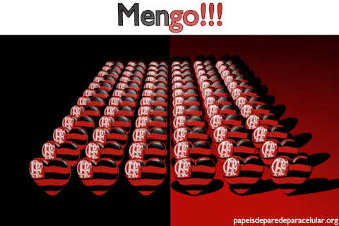 Gif Animado Corações Flamengo 480x320